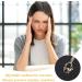 Anxiety Necklace Stress Relief Whistle Necklace with Chain Gold Meditation Breathing Necklace Exercise Device for for Women Men Mindful Breathing Relax Relief Stress Relief Calming Down - Buy Online on SooperMarket.com