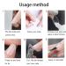 Stiletto Clear Nail Tips 500PCS Full Cover Acrylic Nails with Case for Nails Salon - Buy Online on SooperMarket.com
