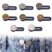 8 Pcs Button Waist Extender Jeans Button Extender Set Adjustable Extended Button Elastic Collar Extenders Elastic Stainless Steel Extender for Denim Jeans Trousers Pants Shirts Collars(Add 1.4 inch) Silver + Bronze
