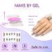 24Pcs Pink Butterfly Press on Nails - Exquisite Design Full Cover Acrylic Nails for Women - Spring Nail Art Decorations - Buy Online on SooperMarket.com