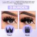 Cluster Eyelash Extensions - D Curl Mixed Individual Lashes 0.07mm 12-16mm | Soft Fluffy DIY Lash Extensions - Wendy Lash Clusters - Buy Online on SooperMarket.com
