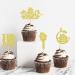 Cyodoos 24 Pcs Sweet Home Cupcake Toppers Glitter Welcome home Cupcake Picks Housewarming Cupcake Toppers New Home Theme Party Cake Decorations Supplies Golden Golden4 - Buy Online on SooperMarket.com