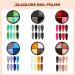 Comozon 32 Pcs Gel Nail Polish Kit with UV Light - 2022 Upgraded 24 Colors Cream Gel Nail Polish Set with Base, Top Coat & Brushes for DIY Nail Art - Buy Online on SooperMarket.com