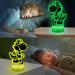 Eygerur Yoshi Night Light for Kids - 3D LED Illusion Lamp | 16 Colors Dimmable, USB Powered, Remote Control - Children's Room Decoration & Holiday Gift - Buy Online on SooperMarket.com