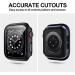 6 Pack Apple Watch Series 3 42mm Hard Case with Built-in Tempered Glass Screen Protector - Thin Bumper Full Coverage Bubble-Free Cover - Black/Deep Blue/White/Red/Pink/Green - Buy Online on SooperMarket.com