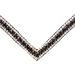 Start Wodenhringriemen Horse Glitter Headband - Leather Diamond Strap for Bridle - Warmblood Thoroughbred & Pony Size - COB Black/Black - International Shipping Available - Buy Online on SooperMarket.com