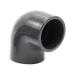 PVC-angle sleeve 90 I 40mm i 1 1/4 inch I adhesive muffle i PVC tube sleeve with 2-connections i pipe connection piece PVC pipe PVC-Fitting i BM_083