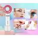 Portable USB Rechargeable Eyelash Fan Dryer with Lash Tweezers - Mini Bladeless Handheld Cooling Blower for Essential Eyelash Extension Supplies (White) - Buy Online on SooperMarket.com