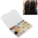 Metal Hair Braid Rings Cute Shell Pendants Decoration for Stylish Hairstyles Fashionable Dreadlock Hair Coils Accessories with Exquisite Patterns Suitable for Home Professional Salon - Buy Online on SooperMarket.com