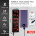 Seesii LED Gym Timer | Ultra-Clear Interval Timer with Remote | Countdown/Up Wall Clock with Buzzer | Connectable Power Fitness Timer for Gym, Home, Garage | 1.5 Inch Bright Red - Buy Online on SooperMarket.com