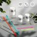 JPNK Airless Pump Jars Set - Travel Containers with Silicone Spatula for Cosmetics - 0.5oz, 1oz, 1.7oz - Buy Online on SooperMarket.com