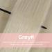Vlasy Clip in Hair Extensions- 100% Human Hair, Seamless Straight, Natural Grey, 7 Pieces, 16 Inch, 80g - Women's Thick Weft Clip in Extensions - Buy Online on SooperMarket.com