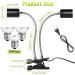 IOOTSEA Reptile Aquarium Heat Lamp 50W, Double Head UVA UVB Bulbs, Adjustable Holder for Turtle Lizard Snake - Pet Heating Light - Buy Online on SooperMarket.com