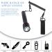ZDNT 2 PCs Black Spiral Key Rings | Paracord Tactical Lanyard for Fishing Hiking Hunting & Mountaineering - Buy Online on SooperMarket.com