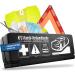 Hearen plant 3 in 1 first aid set auto 2024 in Europe usable & checked (STVO compliant) i car combinated with a warning vest warning triangle & association box I accident accessories car emergency set breakdown set