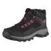 GRITION Womens Hiking Boots Waterproof Winter Walking Shoes Ankle Booties Lightweight Outdoor High Top Fashion Backpacking Lace Up Casual Warm Boot 6 Black