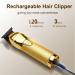Buy Gold Hair Clippers for Men - Cordless Hair Cutting Trimmer Kit with Guide Combs & Beard Styling Tool - Buy Online on SooperMarket.com