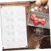 Cabilock Butterfly Fondant Cake Decoration Bowknot Silicone Mold Candle Molds Dessert Pastry 29X17CM White3 - Buy Online on SooperMarket.com