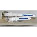 Spur straps leather spur straps glitter rhinestones white pink blue spur straps (patent leather white)