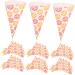 Didiseaon 200 Pcs Popcorn Bag Clear Goody Bag Kids Cone Bags Piping Bags Kids Snack Bag Halloween Treat Bags for Candy Mini Popcorn Boxes Halloween Cone Bags Child Waffles Paper Glass - Buy Online on SooperMarket.com