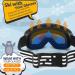 LOEO Kids Ski Goggle - Black with Red Silver Lens | Ski Goggles for Kids Youth Teens Boys and Girls 5-14 - Buy Online on SooperMarket.com