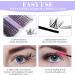 Individual Lashes 0.07mm Cluster D Curl 12-16mm Mixed Long Eyelashes Extension Kit - Buy Online on SooperMarket.com