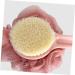 Healeved Bath Scrubber - Pink Handle Bath Brush Shower Sponge - Buy Online on SooperMarket.com
