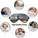 SSIMOO Giant Nuclear Ship Sleep Eye Mask | Breathable Travel Eye Patch for Relaxation - Black - Buy Online on SooperMarket.com