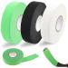 Ningyer 3 rolls ice hockey tape non -slip hockey tape 2.5cm x 25m handle tape hockey rackets suitable for hockey handles tennis rackets badminton rackets (black/white/green)