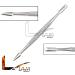 LAJA IMPORTS SET OF 100 PROFESSIONAL NAIL CUTICLE PUSHER STAINLESS STEEL FOR MANICURE AND PEDICURE - Buy Online on SooperMarket.com