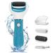 Electric Foot File Callus Remover Professional  2-Speed Rechargeable Pedicure Tool for Remove Calluses  Dry  Hard  Dead  Cracked Skin  Includes 2 Coarses (Blue)