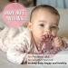 2-Pack Silicone Sensory Teething Rings for Babies | BPA & Phthalate-Free Chew Toys | Princess Color - Buy Online on SooperMarket.com