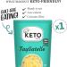 Keto Chef Free-from Konjac Tagliatelle - Vegan & Sugar Free Instant Pasta | Zero Carb Shirataki Made of Konjac Flour & Oat Fiber | Ready to Eat (270g) - Buy Online on SooperMarket.com