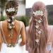 Bridal Flower Wedding Hair Pins - Crystal Pearl Clips Headpiece for Brides - Gold Hair Accessories with Rhinestone - Pure White Flower - 5 Count - Buy Online on SooperMarket.com