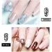 Black & White Nail Stamping Gel Polish Set - 2Pcs 8ml Art Printing for Nail Plate Template - Buy Online on SooperMarket.com