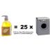 Organic Liquid Detergent - 25 Wash Loads - Eco-Friendly Vegan Chemical-Free Uni Sapon Concentrate - 250 ml - Buy Online on SooperMarket.com