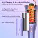 Automatic Curling Iron - Fast Heating Wand with 4 Temp Settings up to 430? & Timer - Dual Voltage, Anti-Scald, Auto Shut-Off - Purple - Buy Online on SooperMarket.com