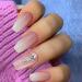 Pink Gradient Rhinestone Press on Nails - 24 Pcs Medium Coffin Shape | Glitter Powder & Rhinestone Designs | False Nails for Women and Girls - Buy Online on SooperMarket.com