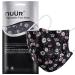 NU R 10pcs Floral 3 Ply Disposable Face Mask Mask with Filter Layer and Elastic Earloop Retail Sealed bags FLORAL-017