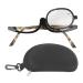 Buy 2.50 Enlargement Makeup Glasses - Foldable Rotating Reading Glasses with Case for Flawless Makeup Application - Buy Online on SooperMarket.com