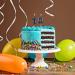 10th Birthday 3D Diamond Number Candle - Black Cake Topper for Family Baking & Theme Party - Buy Online on SooperMarket.com