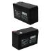(2 Pack) UB1280 UB1270 SLA-7-12 12V 7AH SLA F1 Terminal Sealed Lead Acid Battery PK12V7F1 PE612 NP712 12V7.0AH