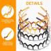 Ruzister 4 Pieces Zigzag Headbands Classic 90s Plastic Headband with Teeth Wavy Comb Headband for Women and Men Shark Tooth Headband - Buy Online on SooperMarket.com