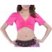 BellyLady Red Short Sleeved Wrap Top - Belly Dance Costume - Buy Online on SooperMarket.com
