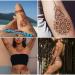 Brown Henna Temporary Tattoo Stickers | 80+ Exquisite Lace, Flower, Mandala, Elephant Patterns | Waterproof Fake Tattoos for Women, Girls | Wedding, Party Decorations | 6Pcs - Buy Online on SooperMarket.com