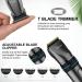 Hatteker Professional Hair Clippers and T-Blade Trimmer Kit for Men Cordless Beard Barber Clipper Hair Cutting Kit Haircut Grooming Kit IPX7 Waterproof - Buy Online on SooperMarket.com