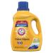 Arm & Hammer Liquid Laundry Detergent Super Concentrated Clean Fresh Scent 100 Loads 2.96-L