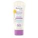 Aveeno Baby Continuous Protection Zinc Oxide Mineral Sunscreen Lotion for Sensitive Skin, Broad Spectrum SPF 50, Tear-Free, Sweat- & Water-Resistant, Paraben-Free, Travel-Size, 3 fl. oz 3 Fl Oz (Pack of 1)