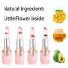 Paminify 2Pcs Jelly Clear Crystal Flower Magic Lipstick Color Changing Tinted Lip Balm - Nourishing Moisturizing Lip Stick with Flower Inside | PH Temperature Color Change Labial Magicos 01+02 - Buy Online on SooperMarket.com