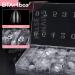 Shop Bartbox 500 Almond Nail Tips - Medium Full Cover Clear Acrylic for Gel Nails 10 Sizes - Perfect for Salons & DIY Nail Art - Buy Online on SooperMarket.com